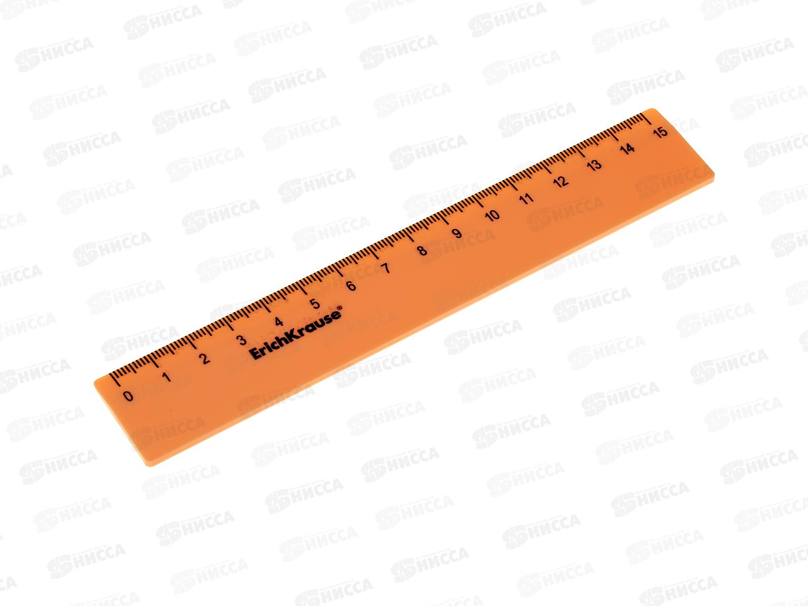 Линейка 15см EK пластиковая, Pastel Bloom., асс. 61762*44