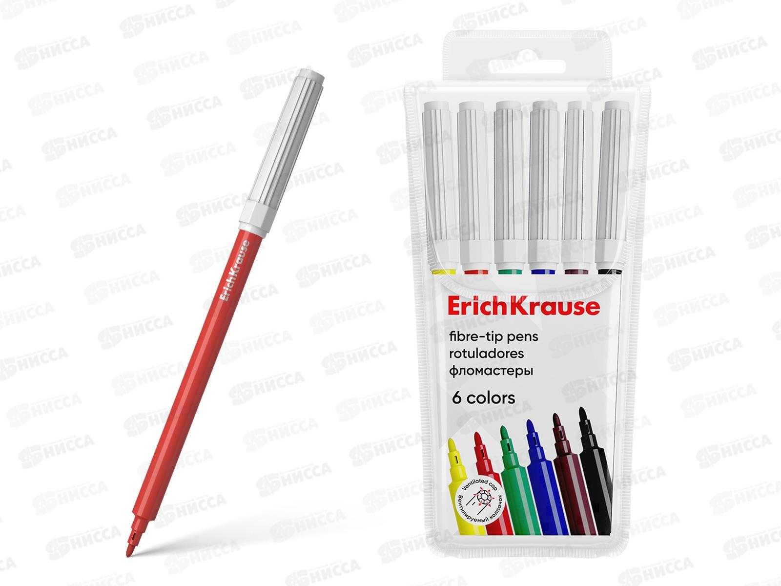 Фломастеры 6 цветов EK 53367*24/480