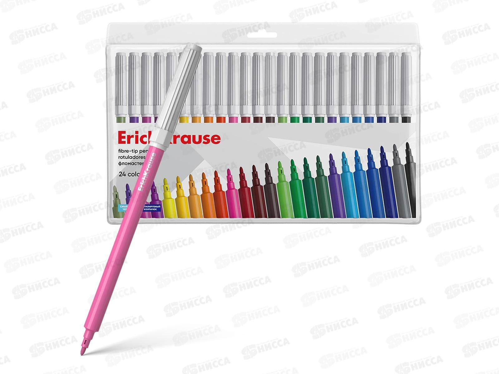 Фломастеры 24 цвета EK 61826*12/96