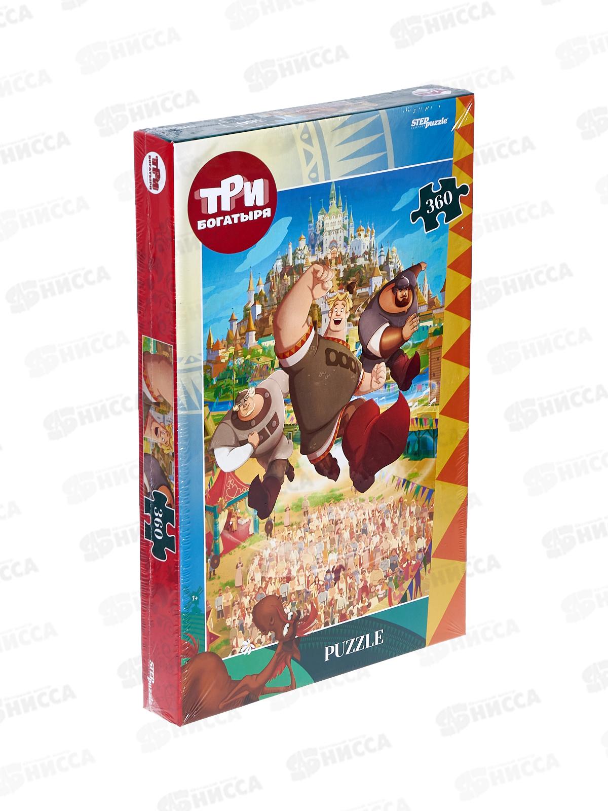 ПАЗЛ 360 элементов 96139 Три богатыря и Пуп Земли *12