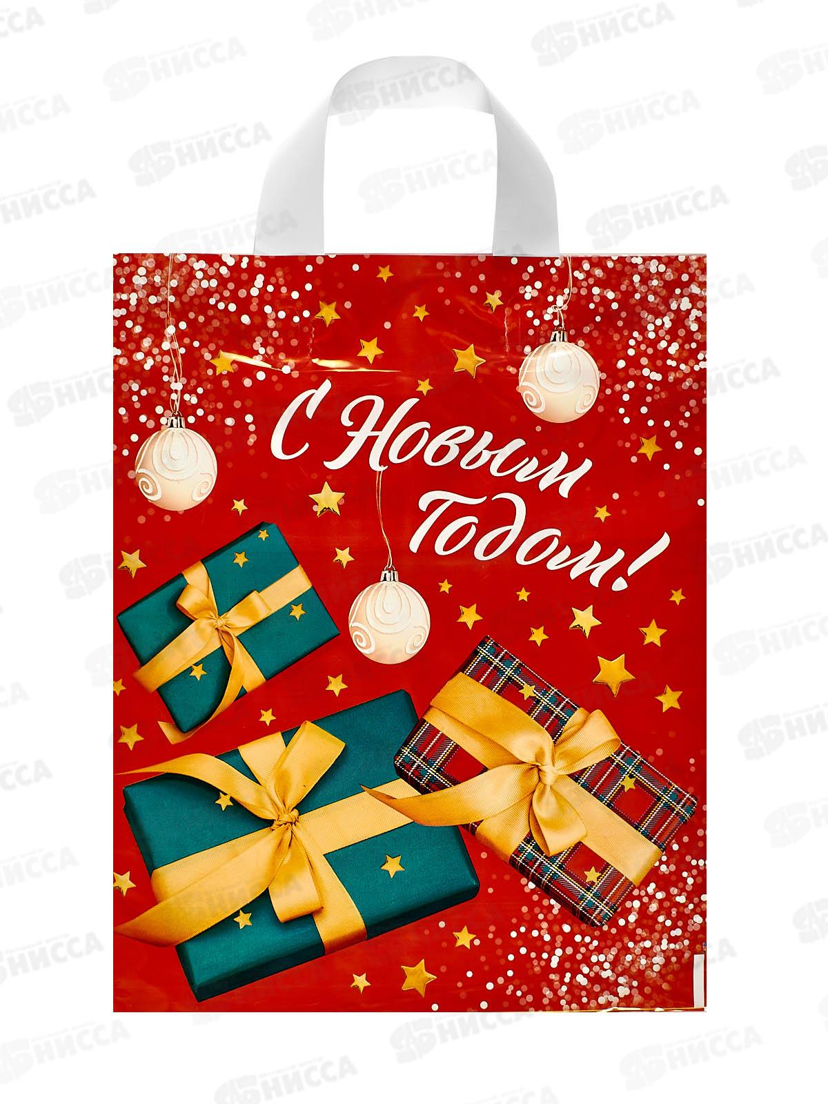 Пакет сумка  НГ 28*35 Презент *25/500