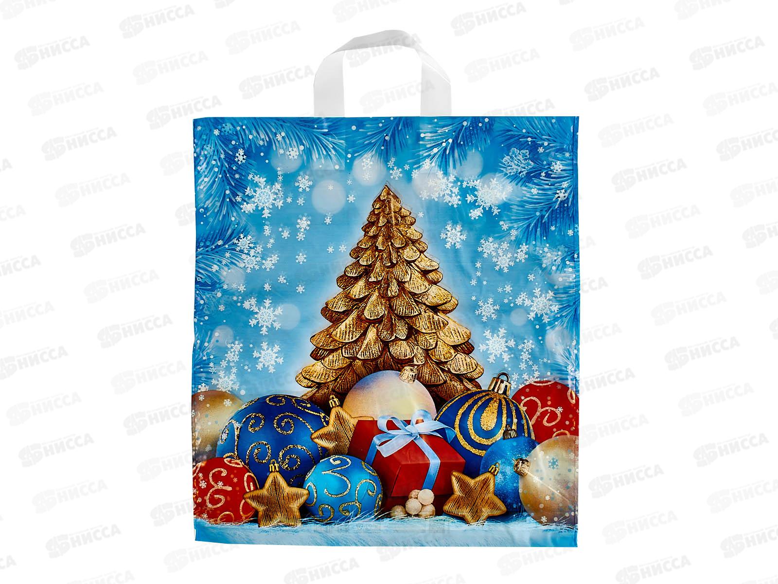 Пакет сумка  НГ 38*42 Зимняя гармония *25/500