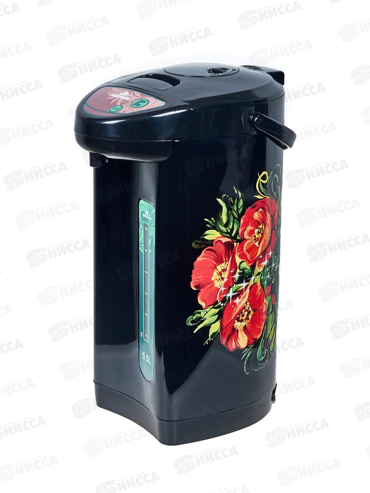 Чайник-термос DO-497 5,5л Маки х6 Добрыня