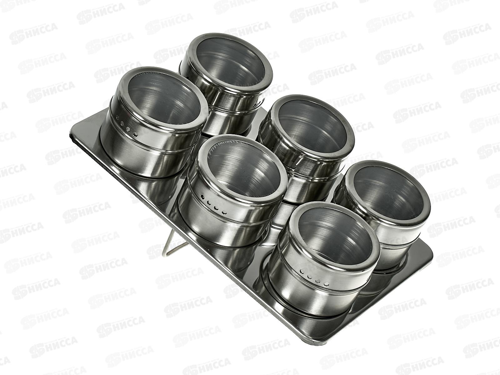 Набор емкостей для специй на магните 6 предметов 323-63 *1/30