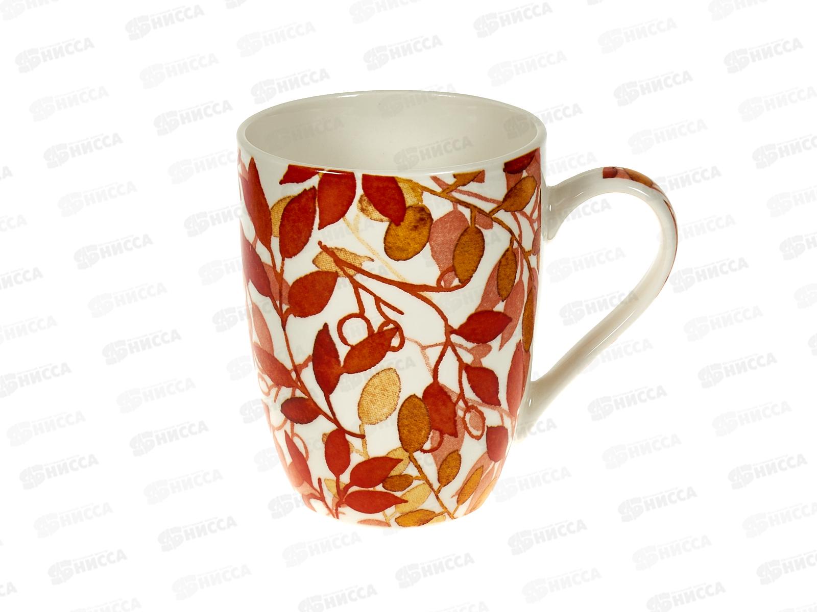 Кружка бочка Листья 340мл 1019040