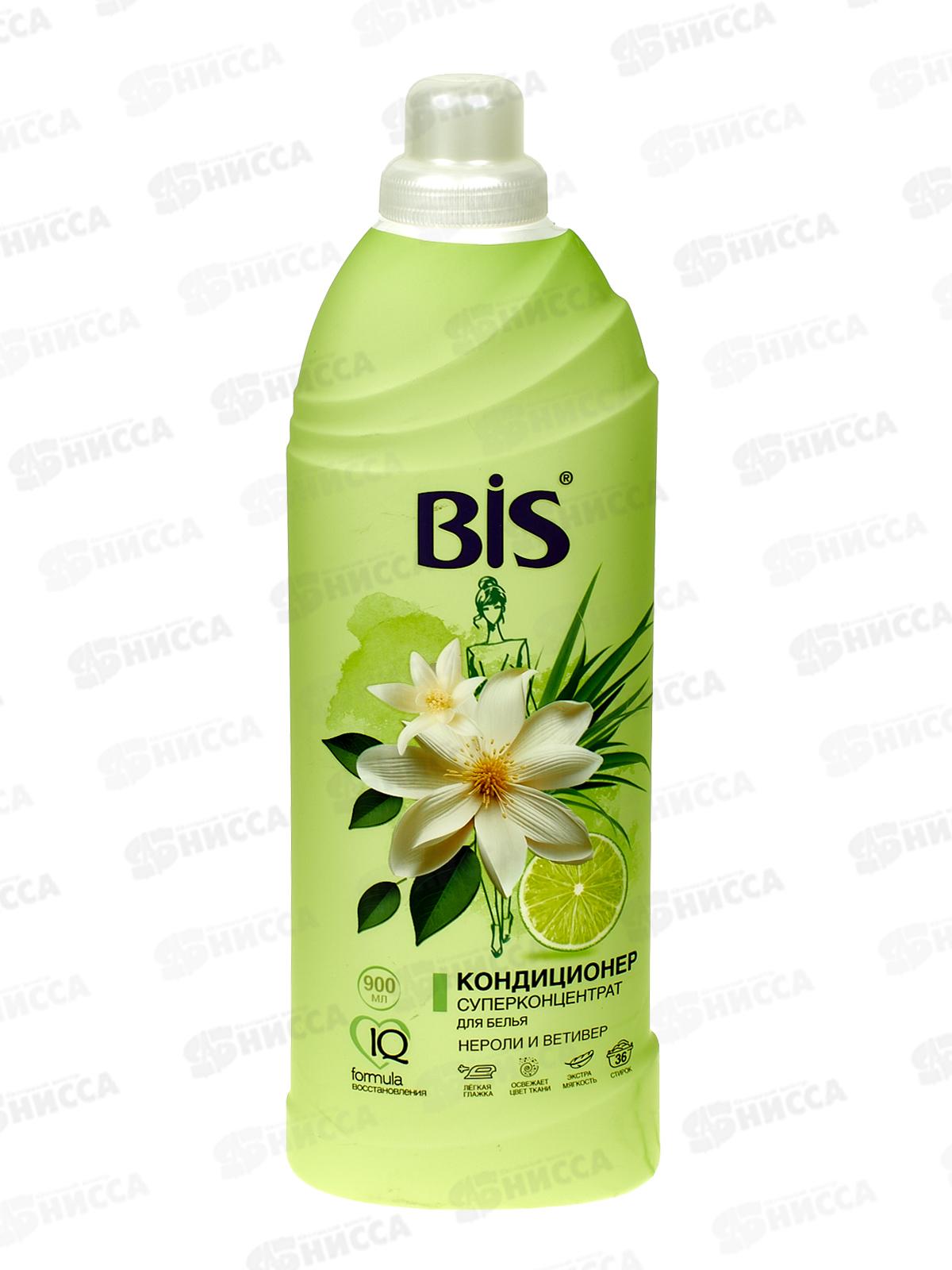 BIS Кондиционер-концентрат для белья Ветивер и Нероли 900мл *6 26639