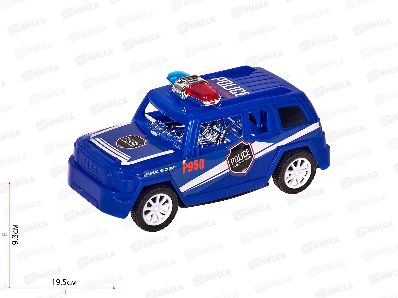 Машина инерционная Джип Полиция 3330007, 21*10*12см