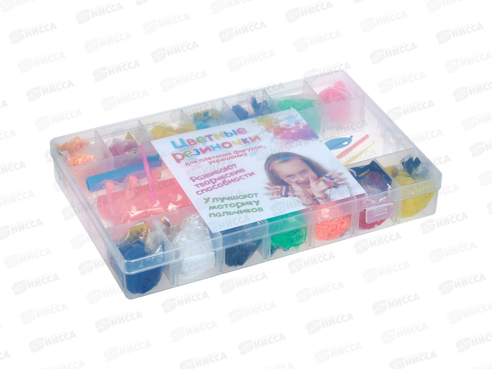 Набор резинок для плетения браслетов TZ-32100 (3000шт)+рогатка/ключок