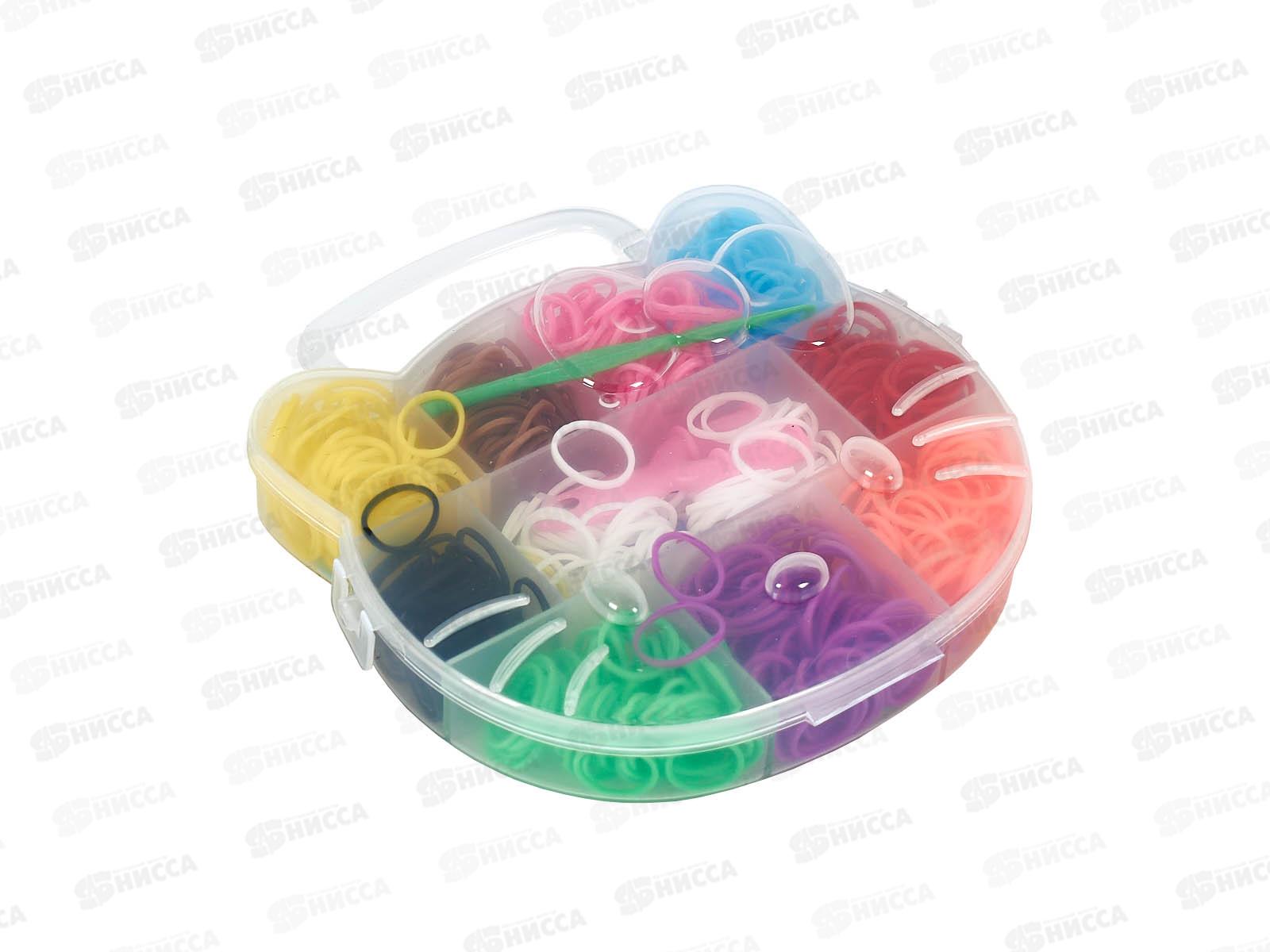 Набор резинок для плетения браслетов AN-32150 (1000шт)+Станок КОТЕНОК