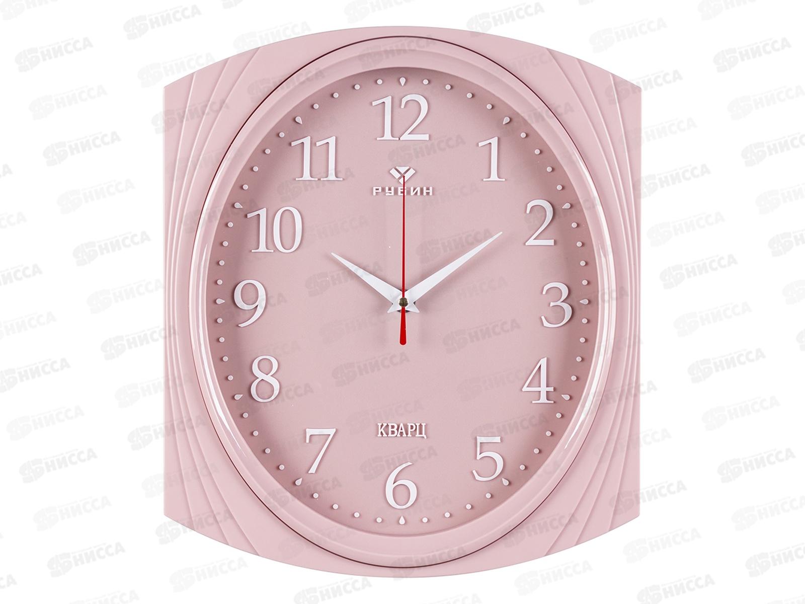 Часы настенные &quot21 Век" 2832-009 27,5*31,5см Классика Рубин розовый