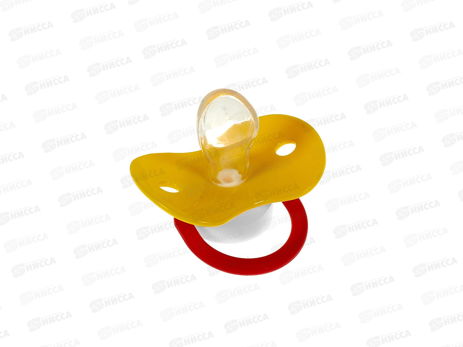 Пустышка силиконовая с кольцом с прикусом 0-3 арт 405-а!!!!