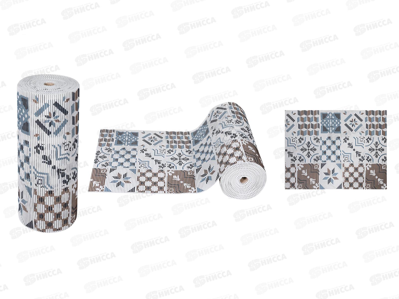 Коврик рулонный 1.3*15м ПВХ GRAILY GR1356A-130 106329