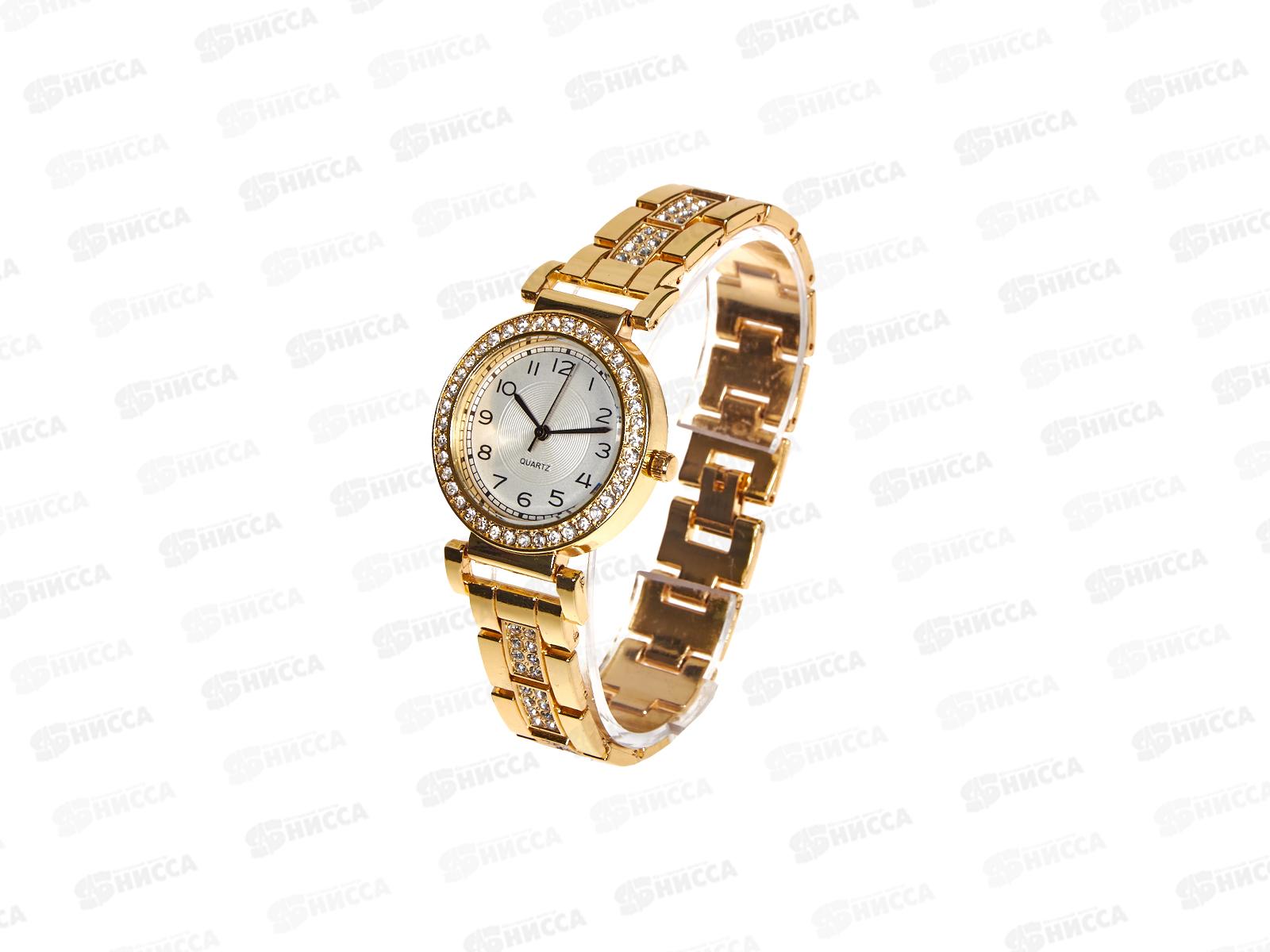 Часы жен. на браслете со стразами модельные