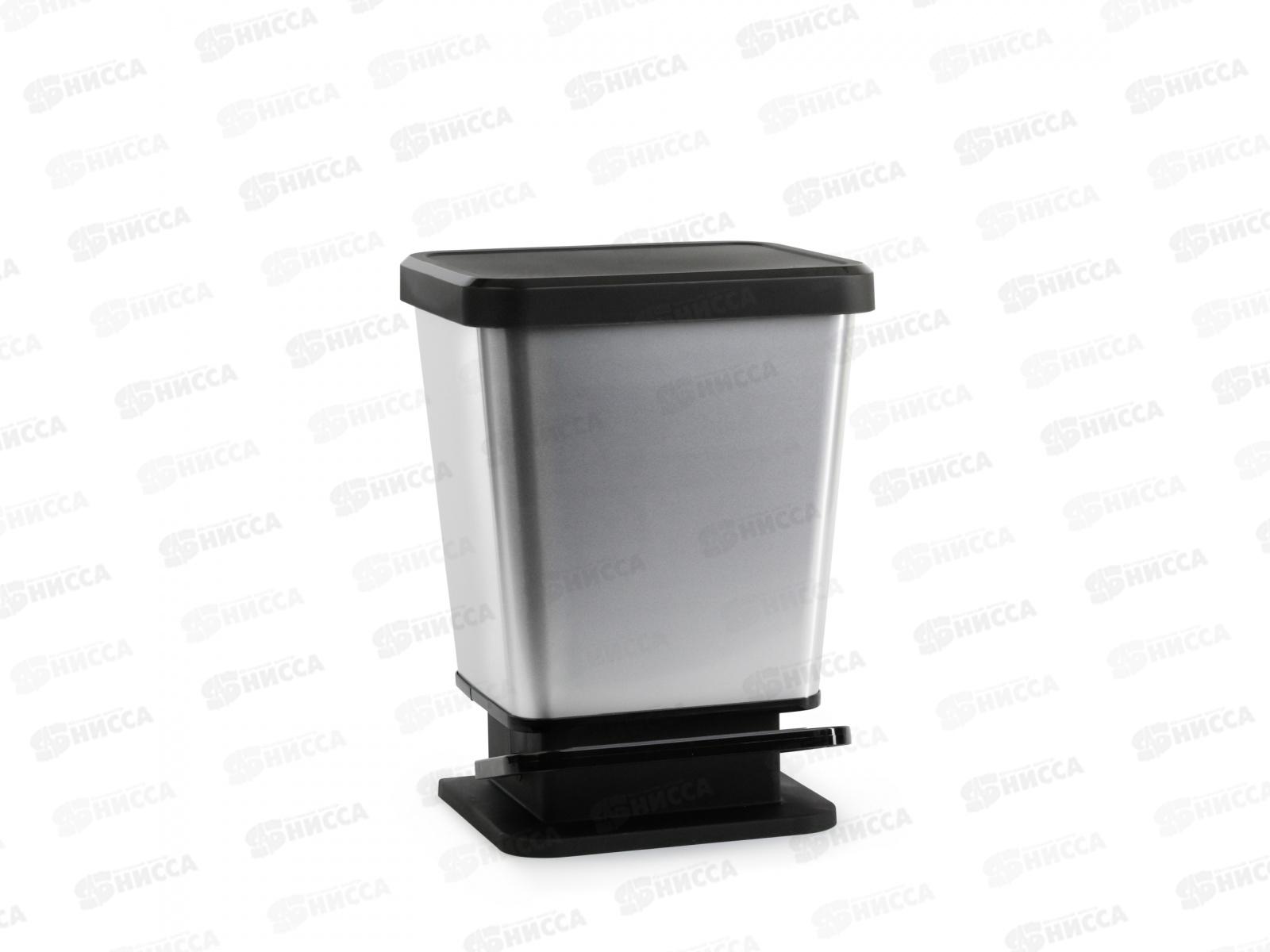 Контейнер для мусора 20л &quotМеталл&quot с педалью М8556 *2