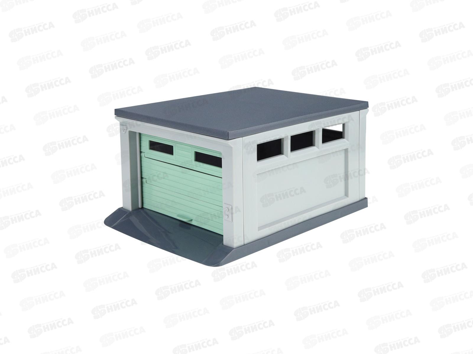 Гараж для машинок (серый,мятный) ГИМ-0977  *8