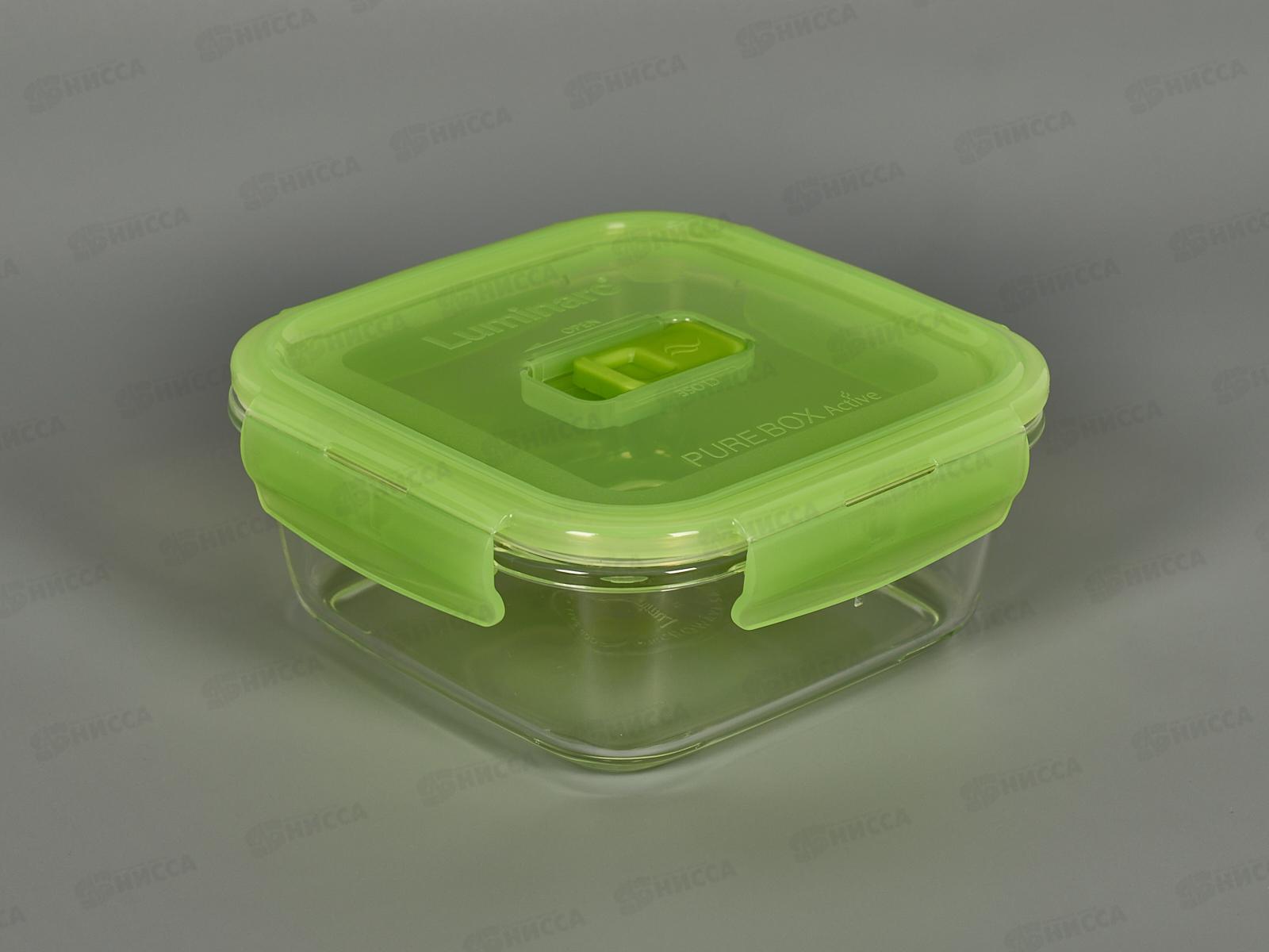 Контейнер Пюрбокс Актив Неон МИКС 760мл квадратный P4566