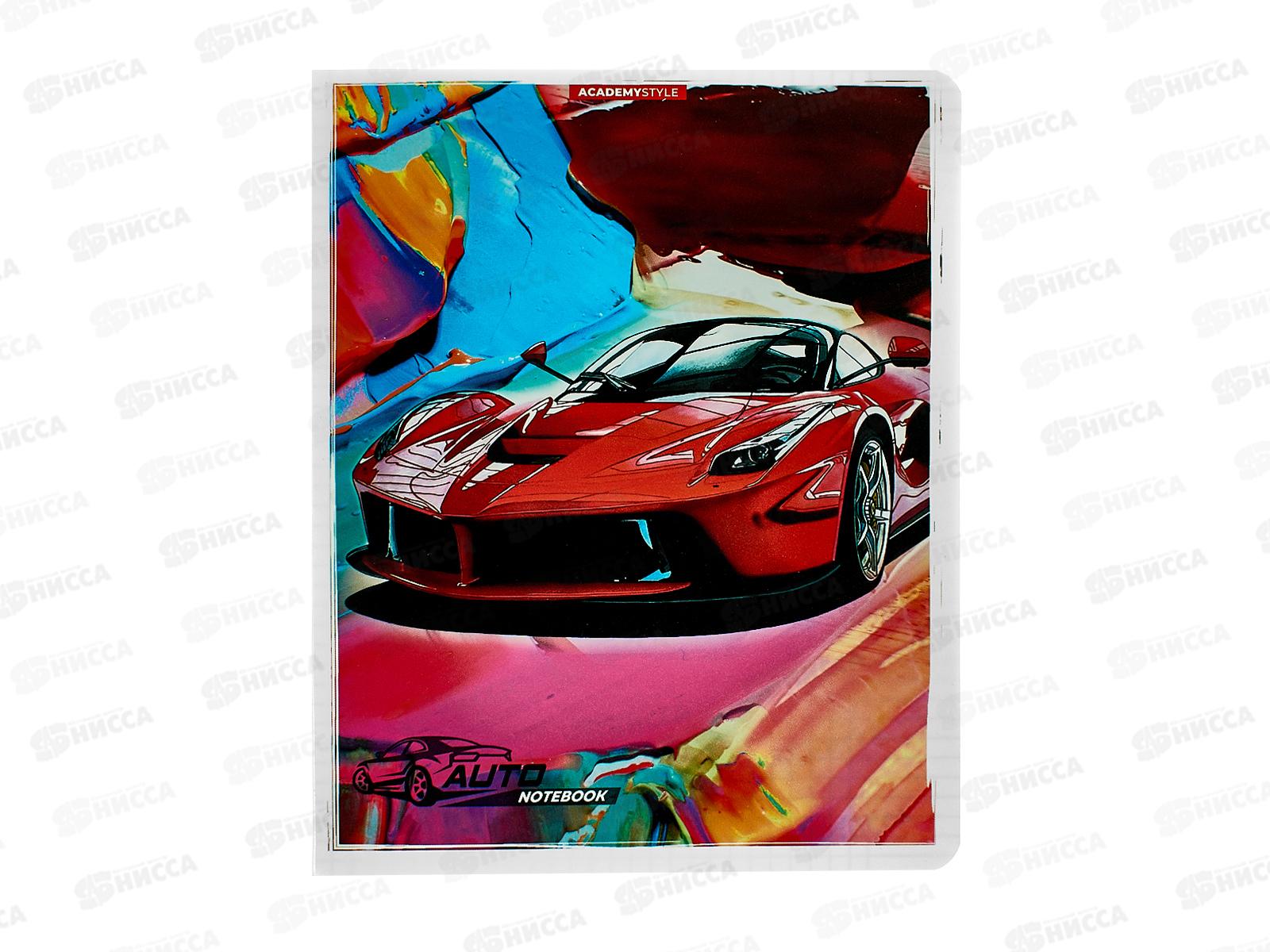 Тетрадь 48листов клетка. АКАД Яркие авто, EAC-14158/4 *20/60