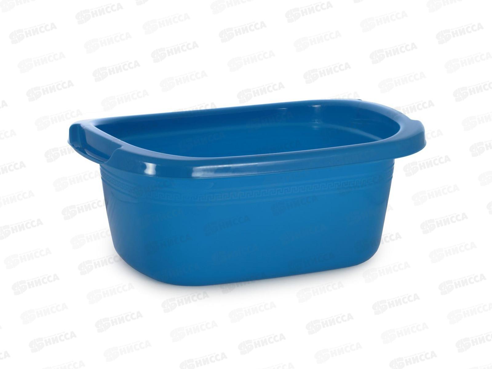 Таз  18л пласт овал синий *15    ИНТ