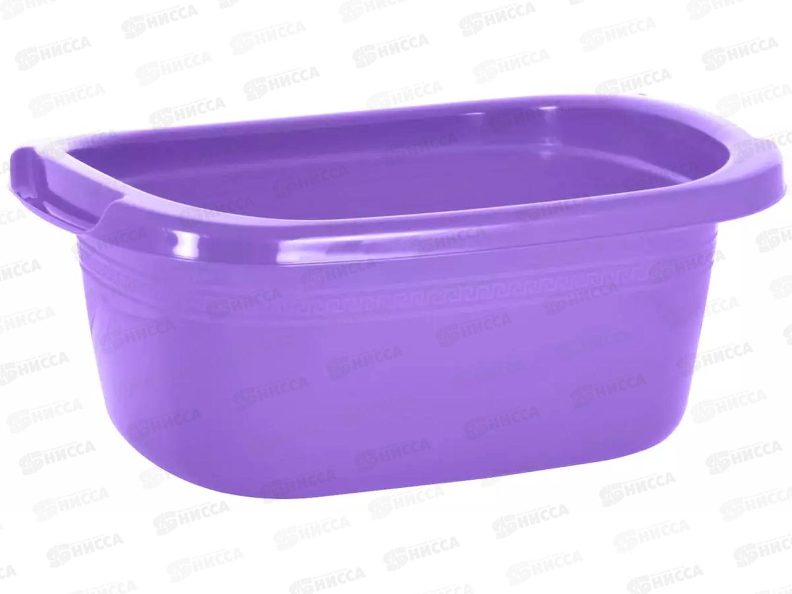 Таз  18л пластмассовый овальный фиолетовый *15    ИНТ