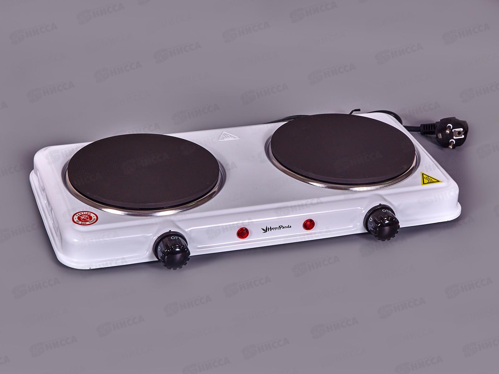 Плита электрическая HP-04W 2000Вт белая 2 конфорка  диск
