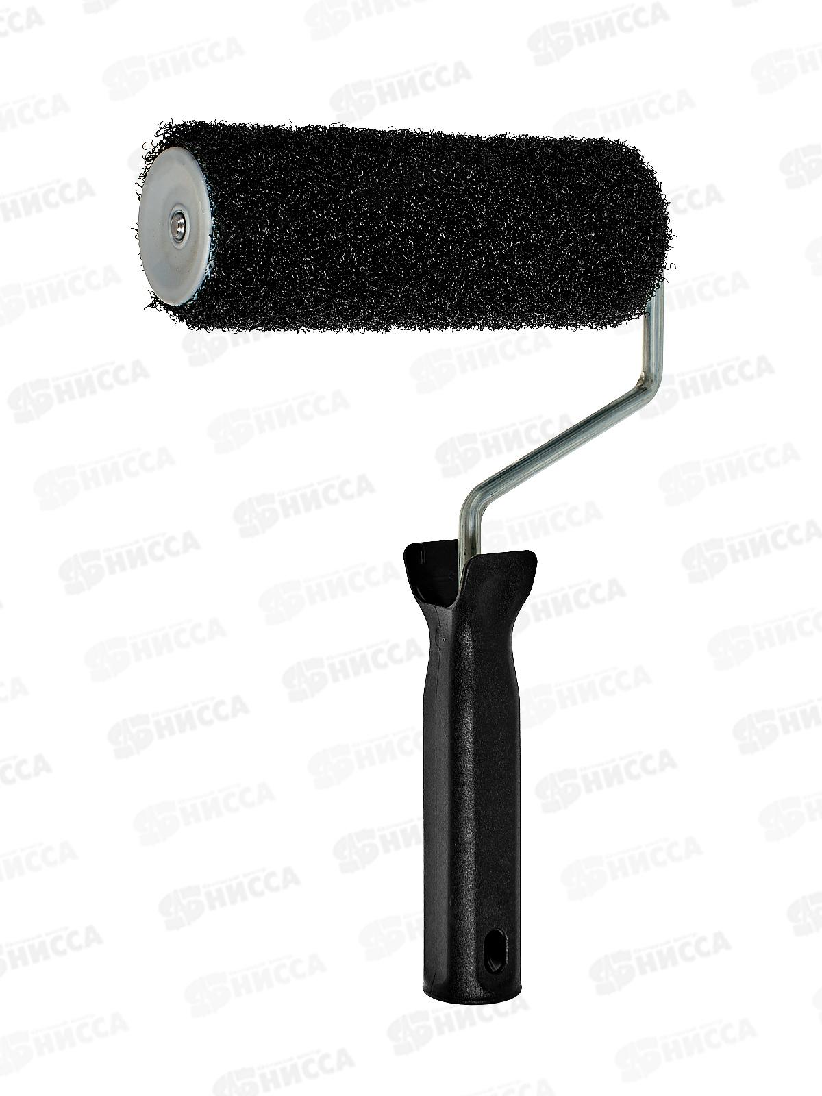 Валик в сборе"Мастер"для нанесения штукатурок (черный нейлон) 180мм