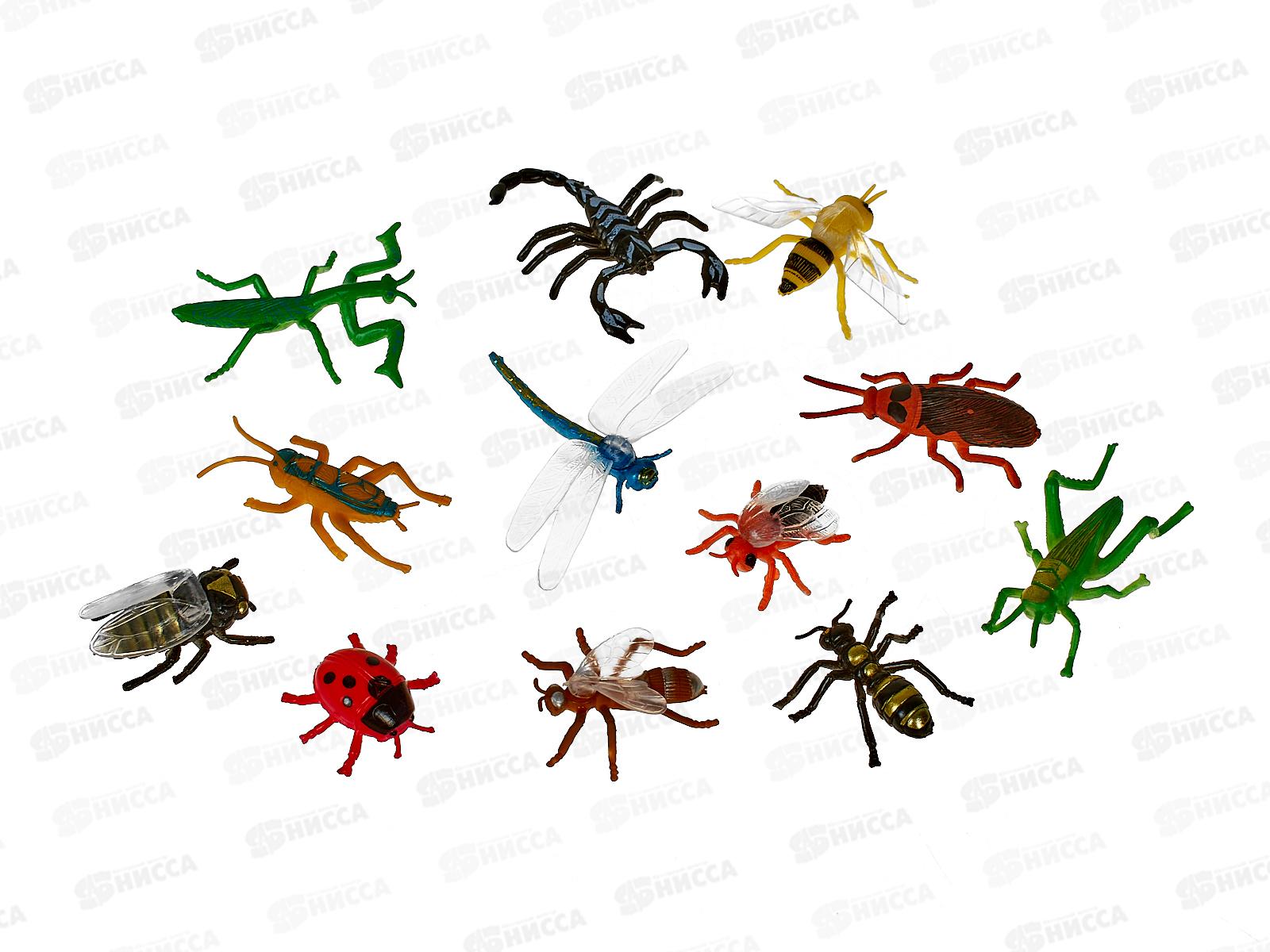 Животные в наборе (12шт) в пакете 16,5х20см, И-5630