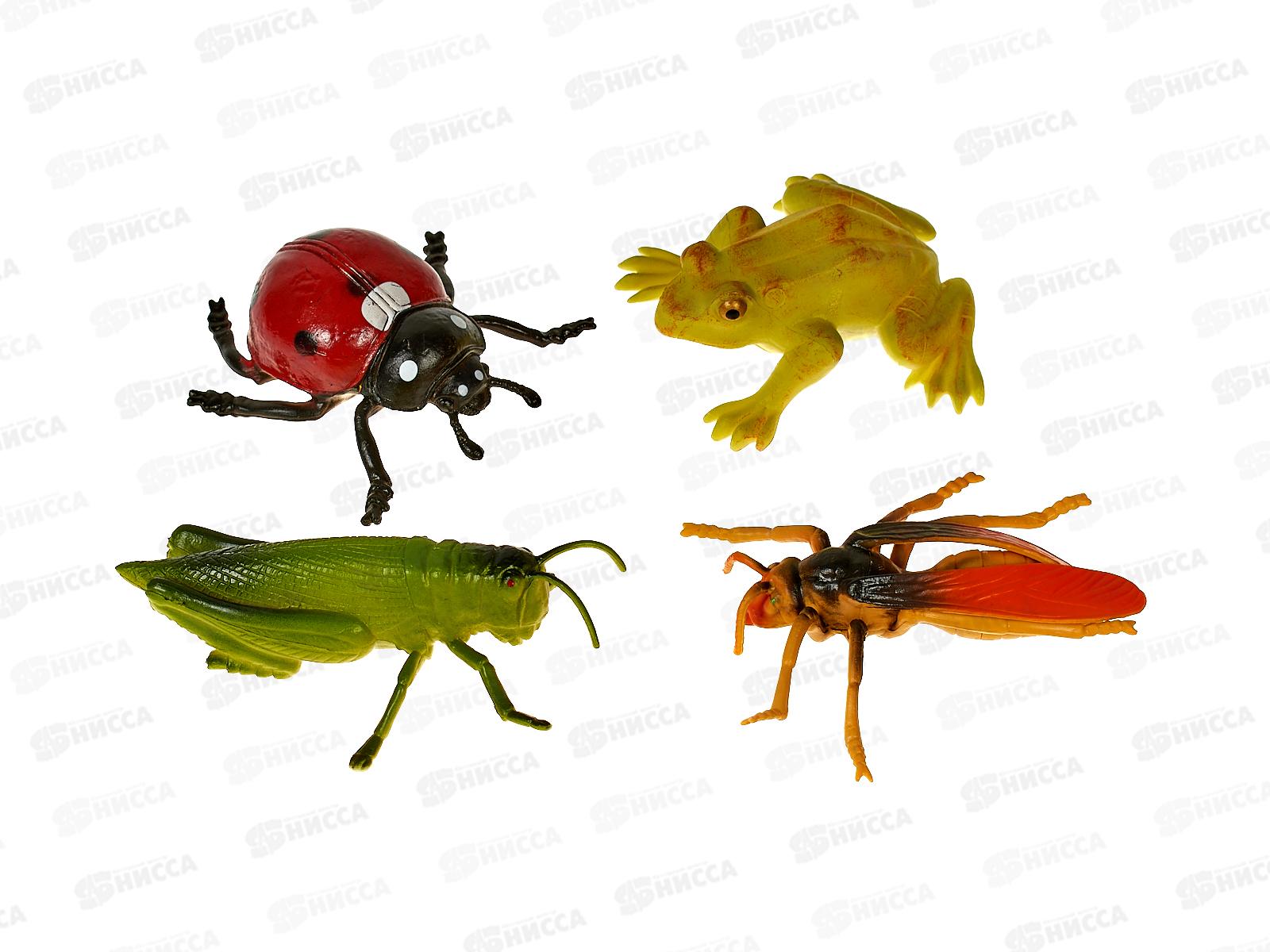 Животные в наборе (4шт) в пакете 16,5х25см, И-5628