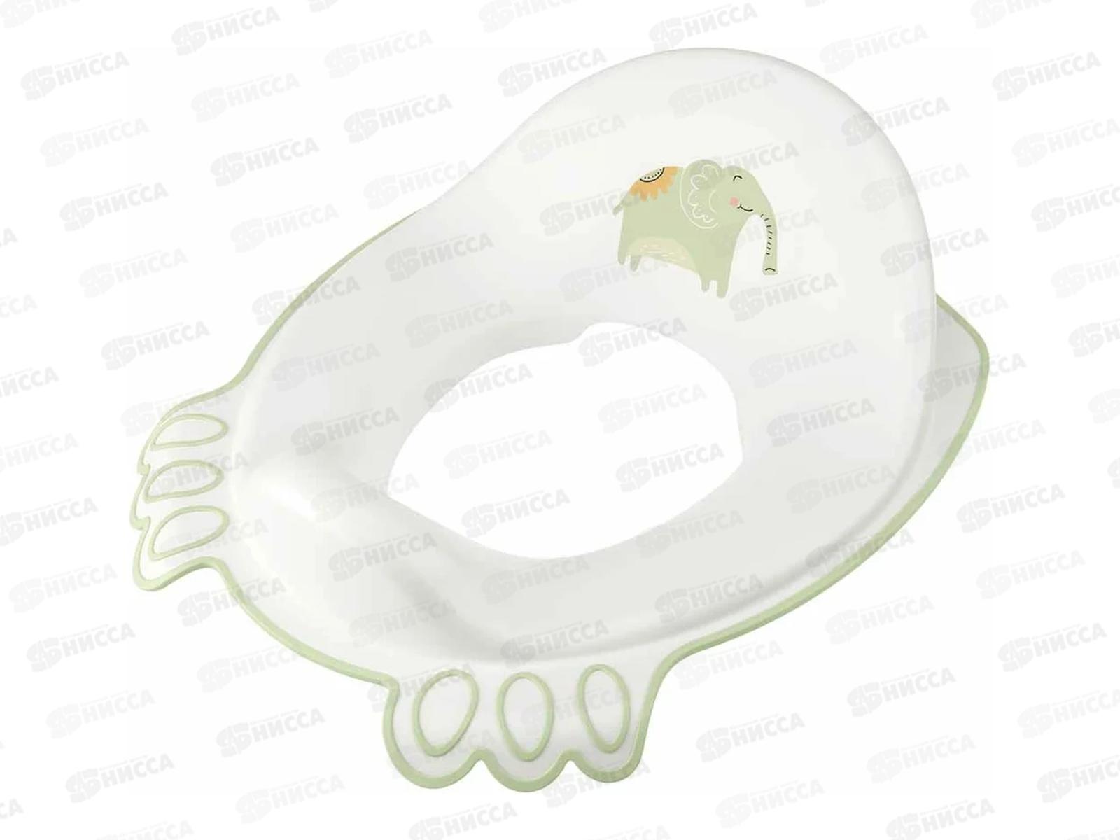 Накладка на унитаз детская с декором Зеленый 43130880951 *7 БП