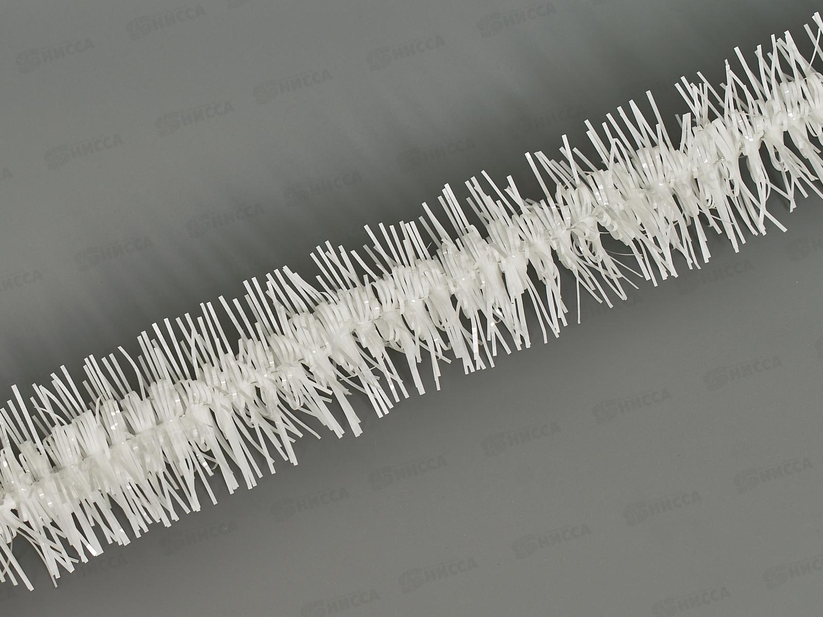 Мишура "Искристая" 2м 5см белый 215-624