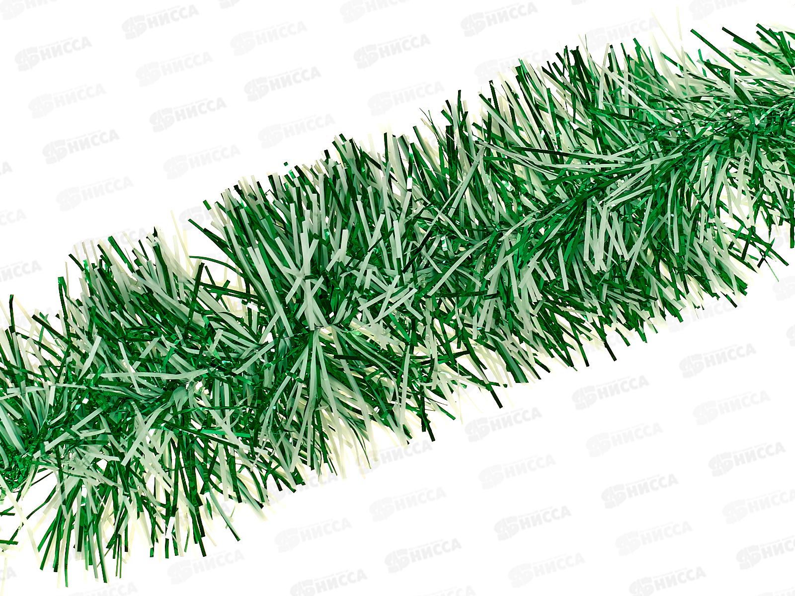 Мишура "Снежное сияние" 2м 9см зеленый 215-631