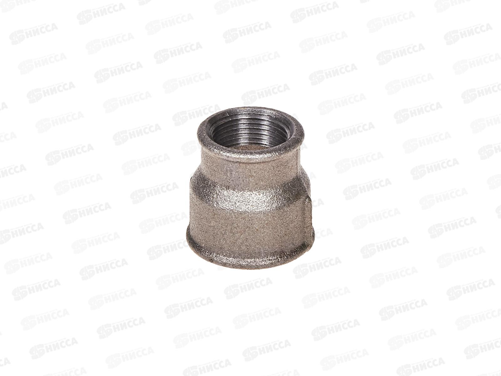 Муфта переходная 1&quotх3/4&quot, внутренняя резьба, чугун, Сантис, 003807 *100/200