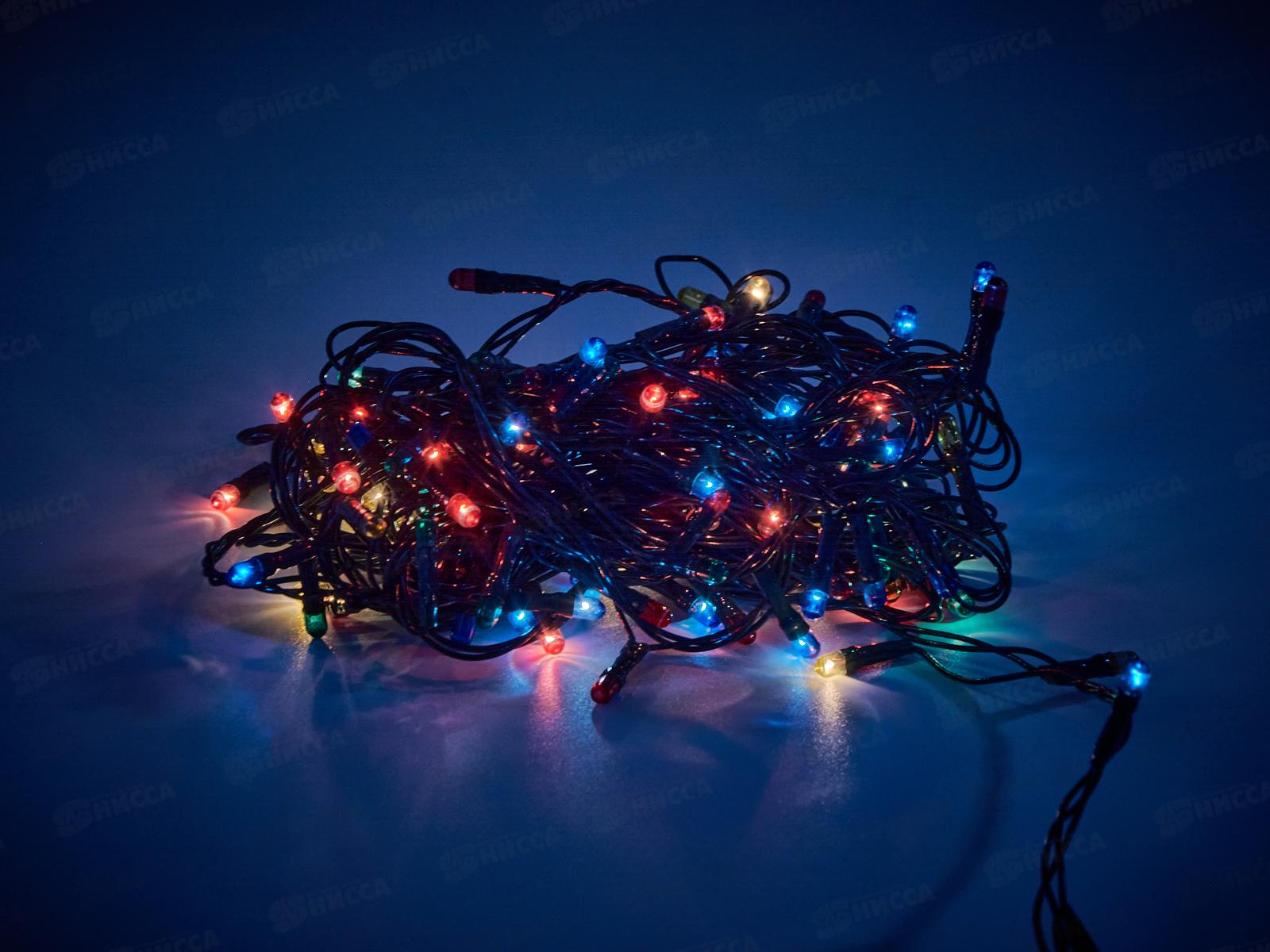 Гирлянда 7м Мини 140 ламп 8 режимов  IP-20 мульти 196-154