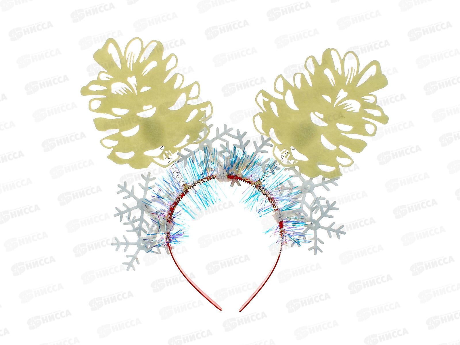 Ободок  карнавальный&quotШишки&quot 774-160