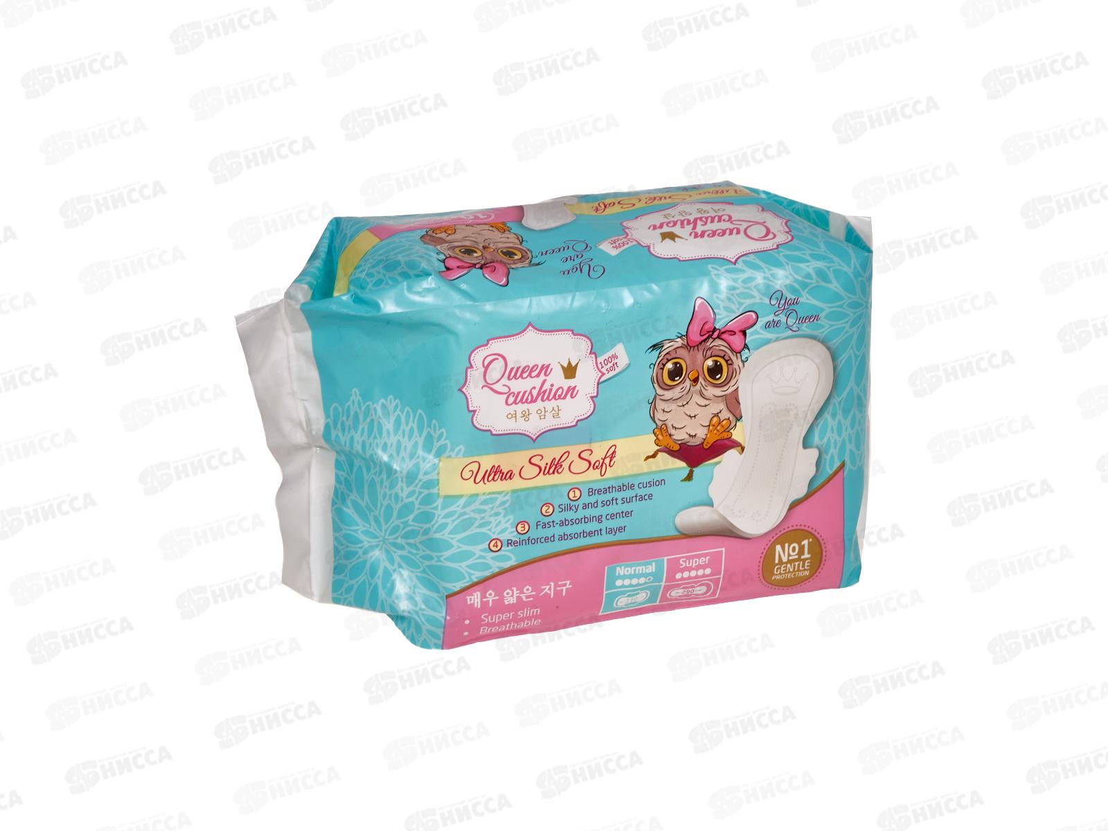 Queen Cusion прокладки SilkSoftNorm 10шт*48