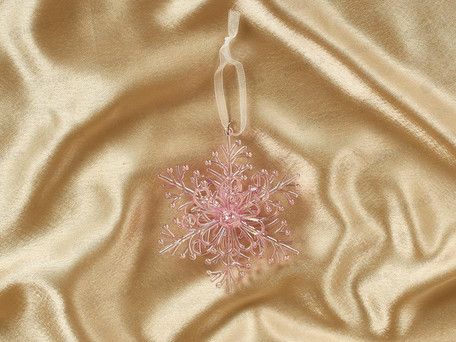 Подвеска &quotВолшебство зимы&quot 13см розовый 916-0894