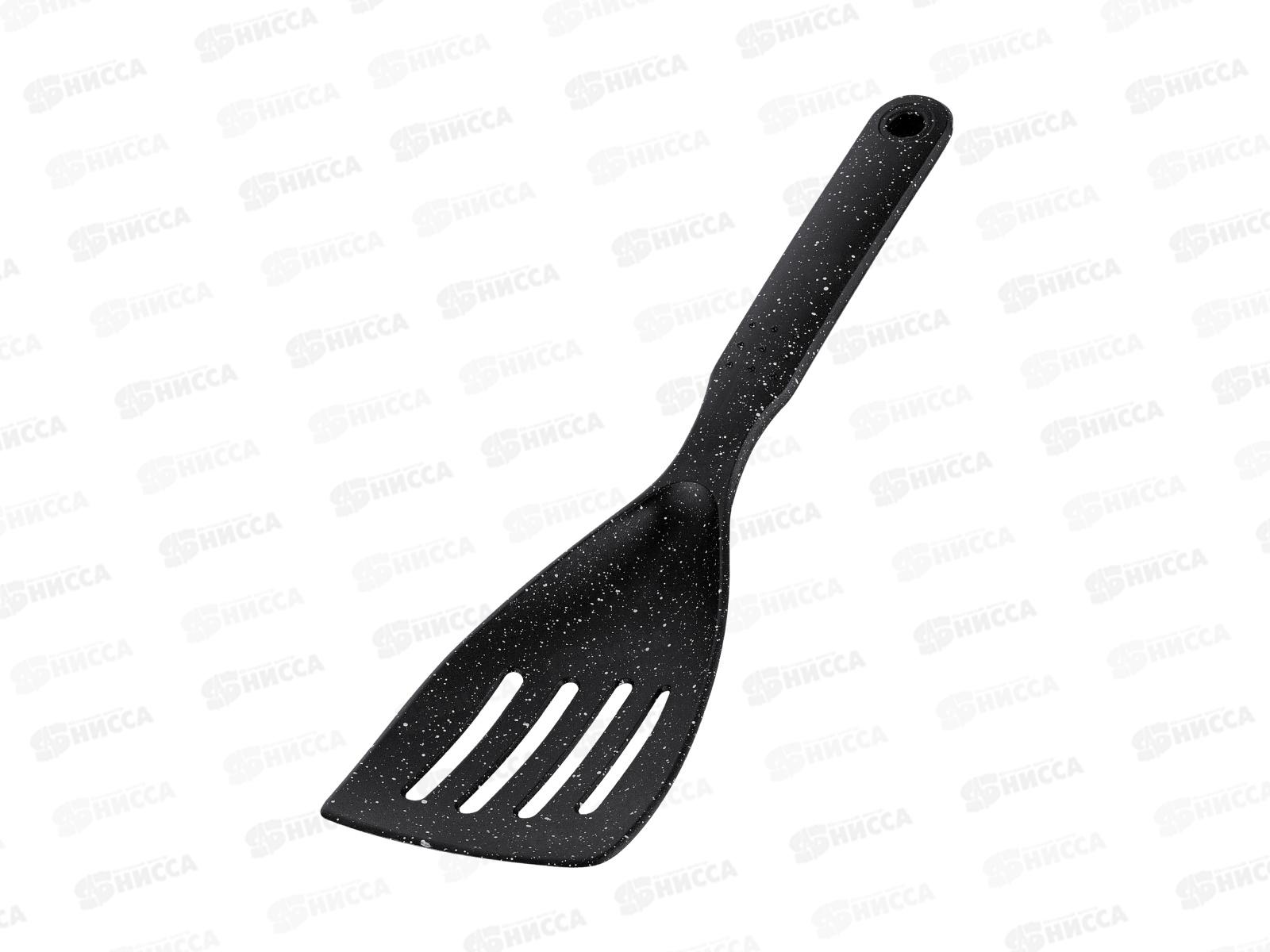 Лопатка кулинарная 93-BK2C-11 рыбная 28*8см Linea Punto NERO