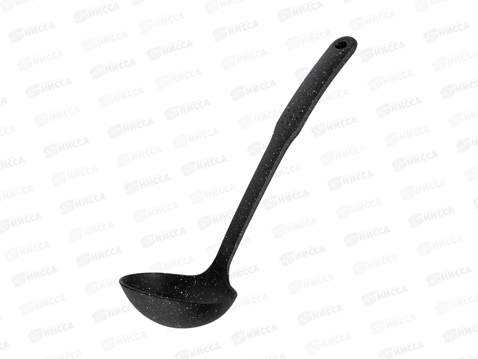 Ложка разливательная 93-BK2C-7 31*9см Linea Punto NERO