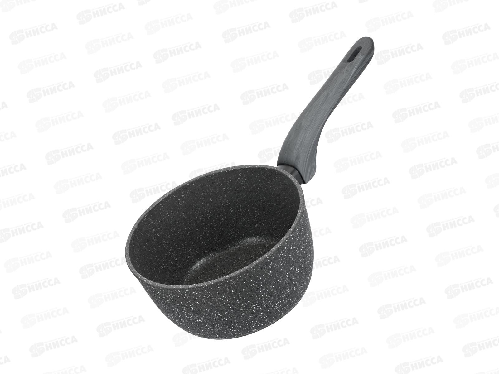 Ковш 93-AL-GT-3-16 1,3л без крышки 16*8см Linea Granito индукция