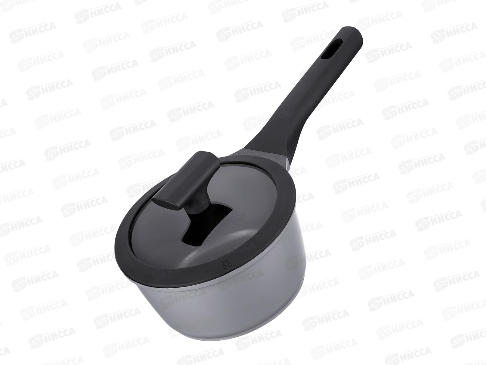 Ковш 93-AL-MD-3-16 1,3л с крышкой 16см Linea Moderno индукция