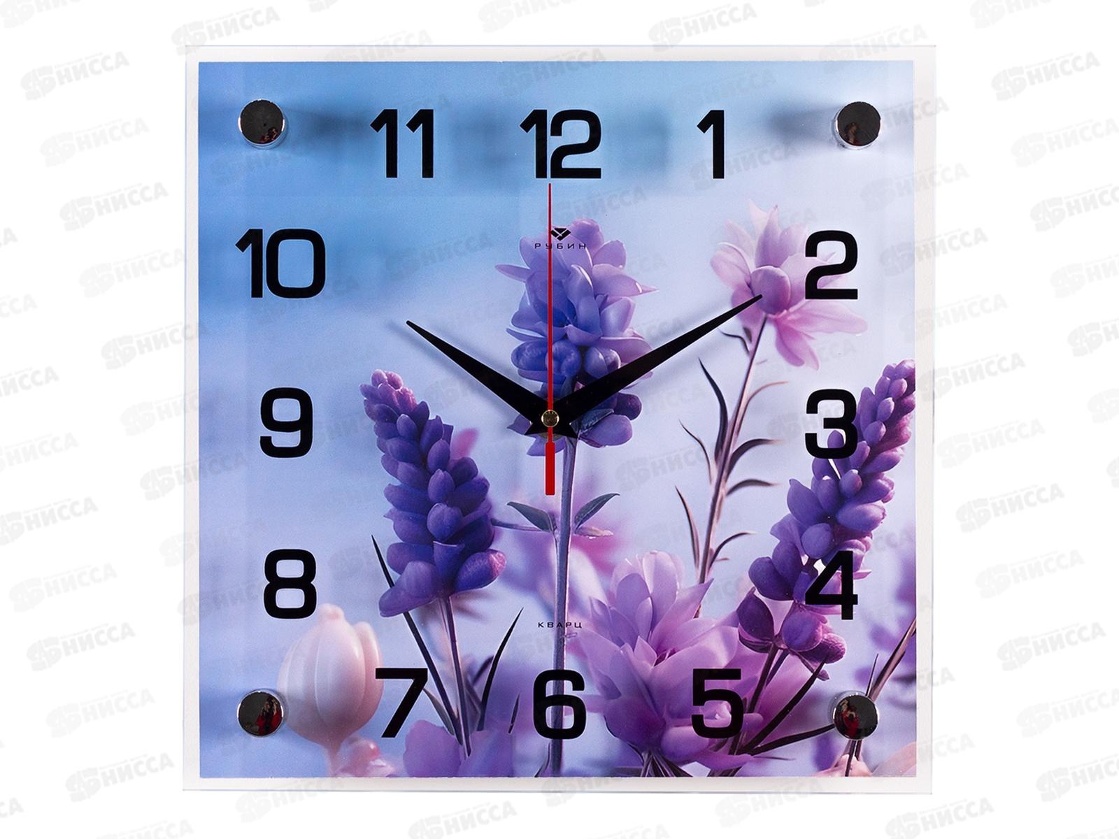 Часы настенные &quot21 Век&quot 2525-055 Полевые цветы Рубин