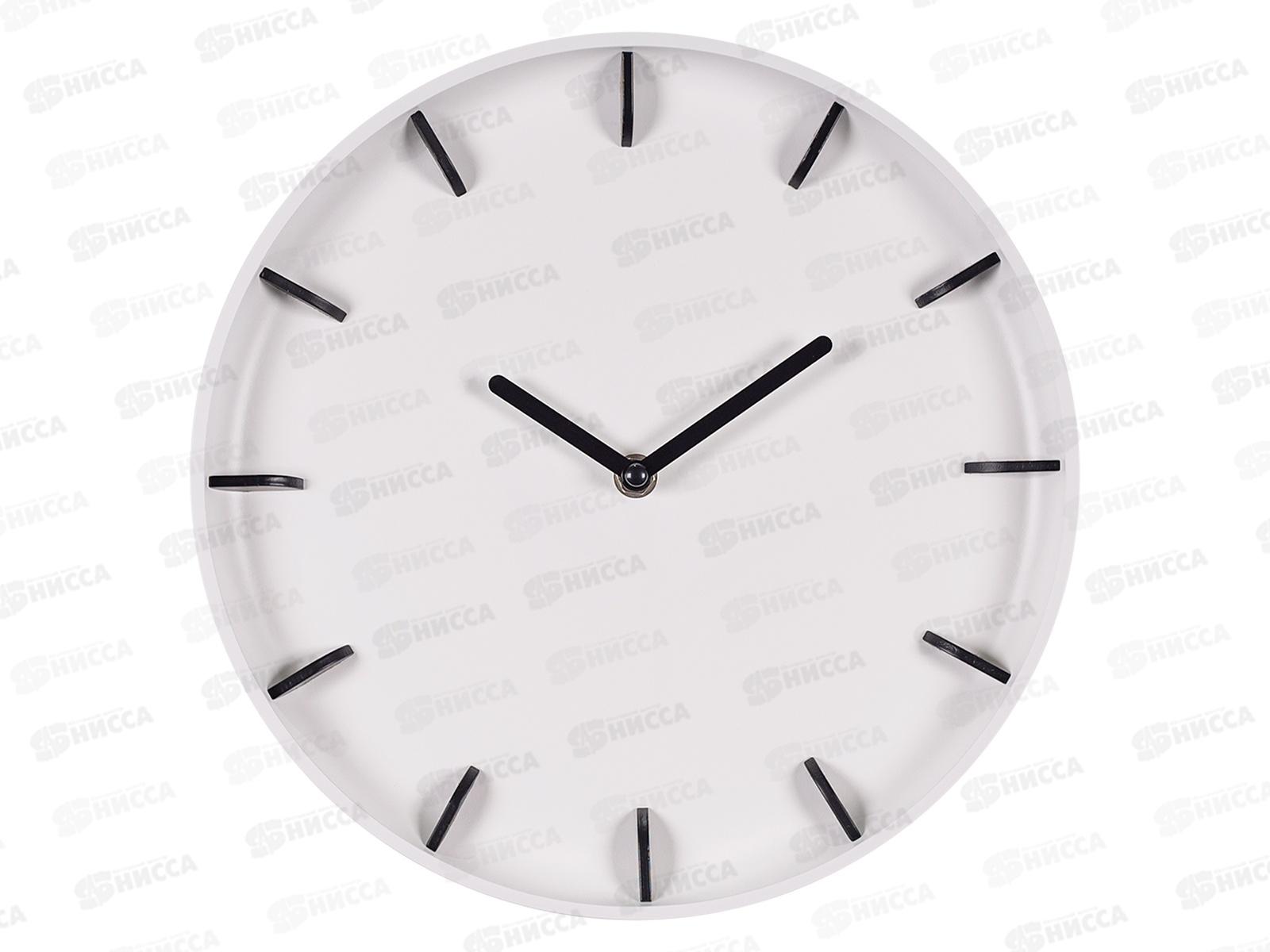 Часы настенные &quot21 Век&quot 2826-003 Классика белый+черный Рубин