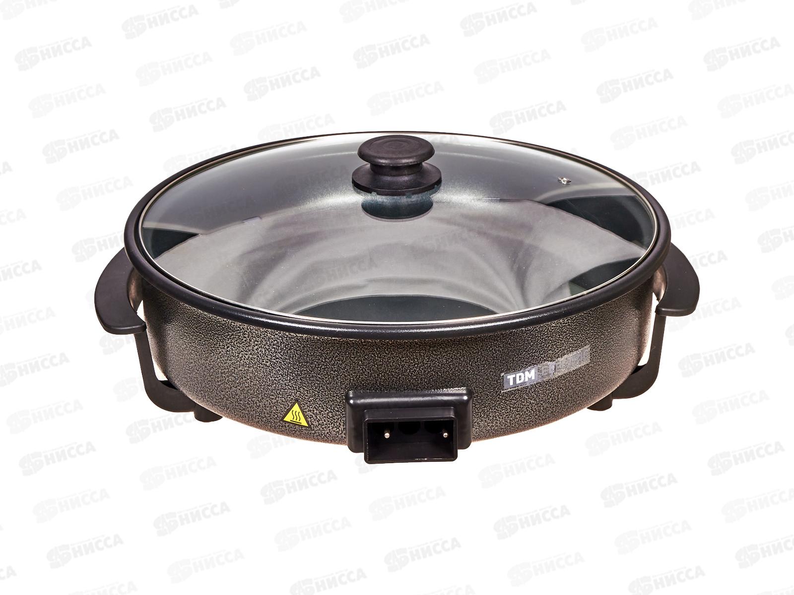 Электросковорода Кэмп 2 1500Вт d40см глубина 7см антип TDM, 0002