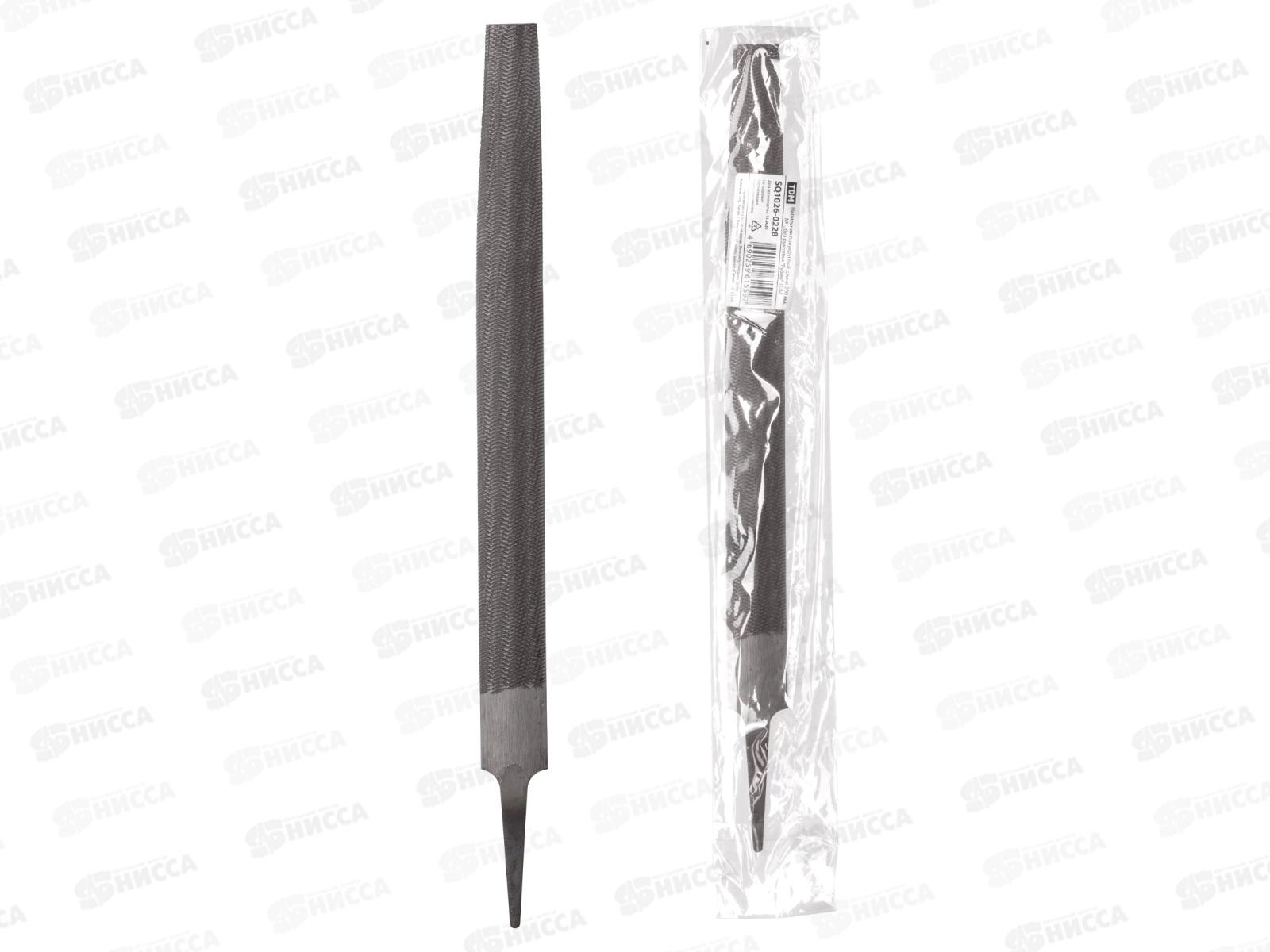 Напильник полукруглый длинна 200мм №1 без рукоятки Рубин TDM 0228