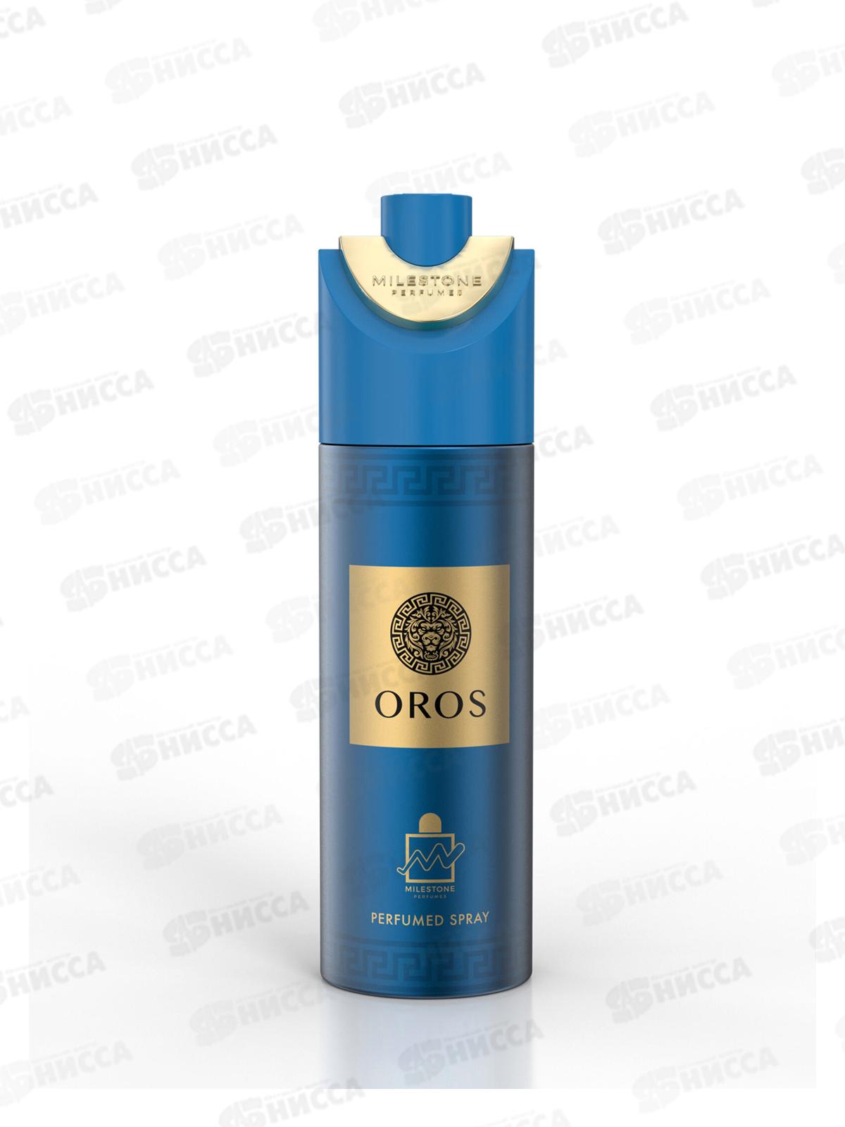 Milestone парфюмированный дезодорант мужской Oros 200мл *12