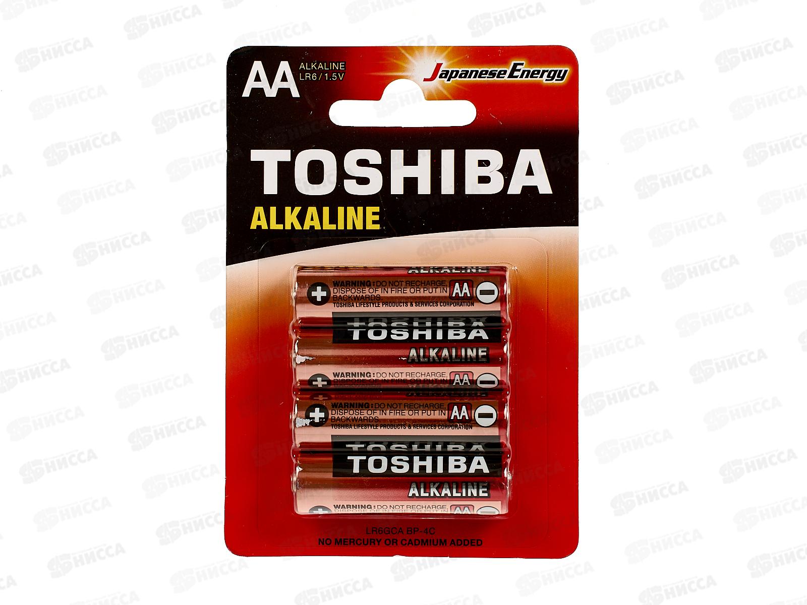 Батарейка ТОШИБА LR6 Red 4/card   *4/48/192