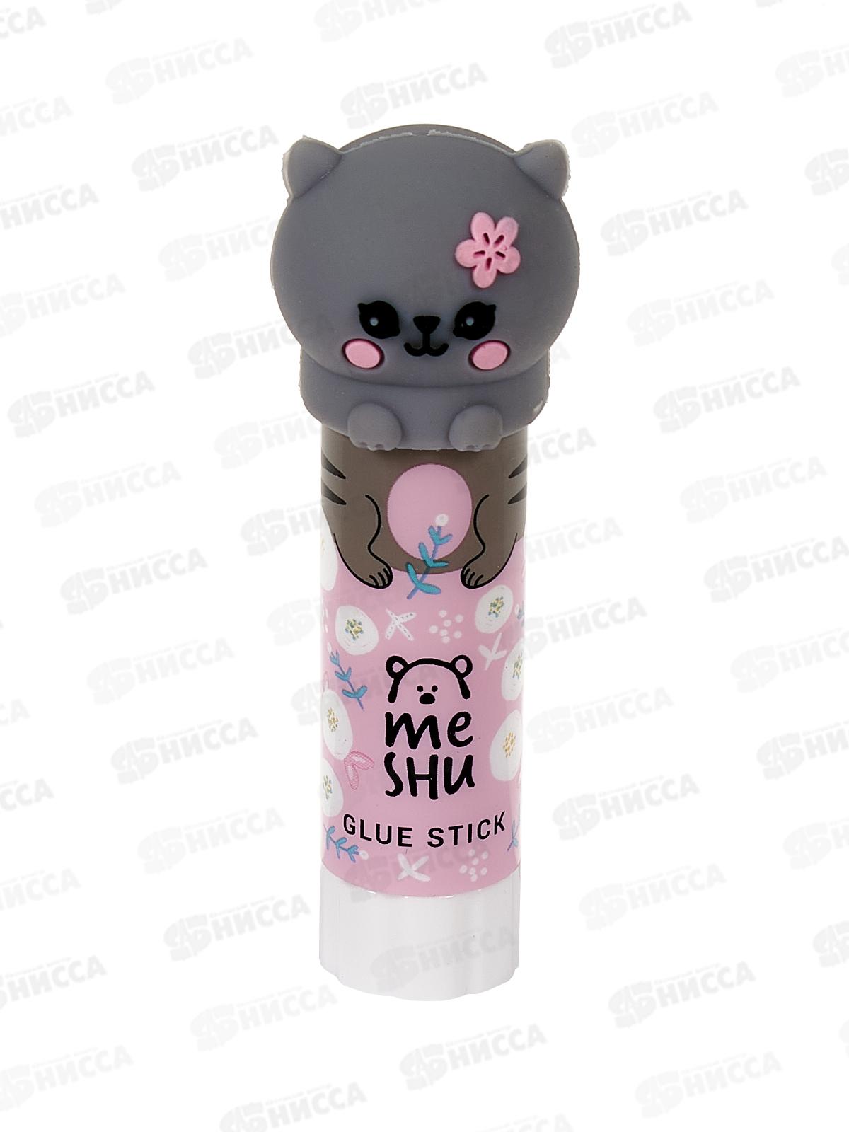 Клей карандаш  MESHU 8гр,Animals,асс 45449*12