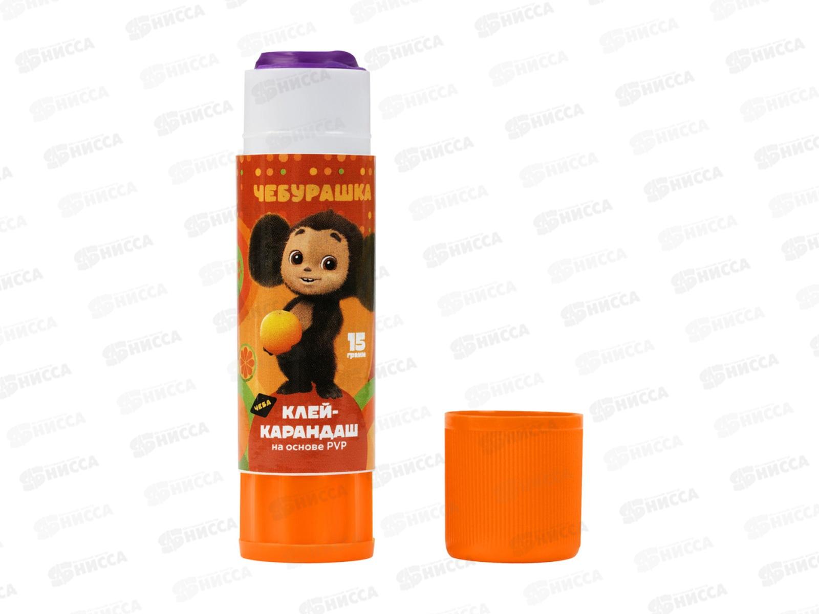 Клей карандаш Мульти-Пульти Чебурашка,15гр.53184  *24