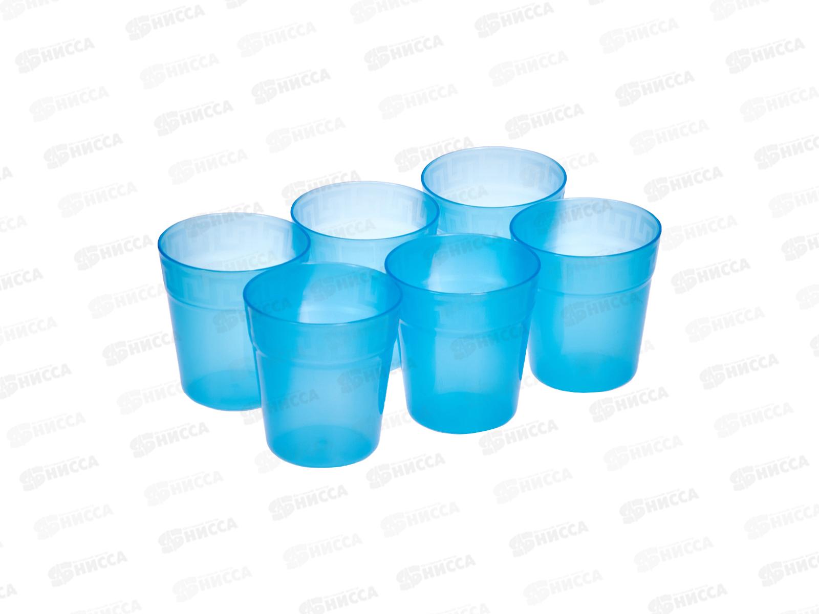 Набор стопок 6шт прозрачный ИНТ*36