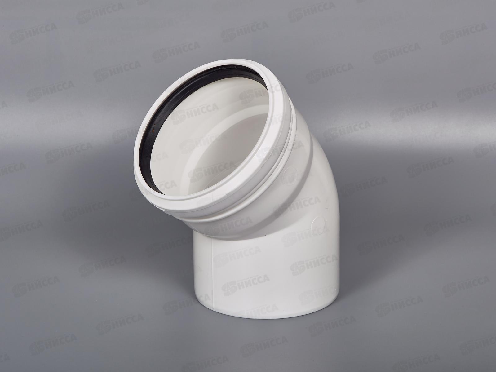 Отвод канализационный 45 градусов  110 Jakko Prestige   *40