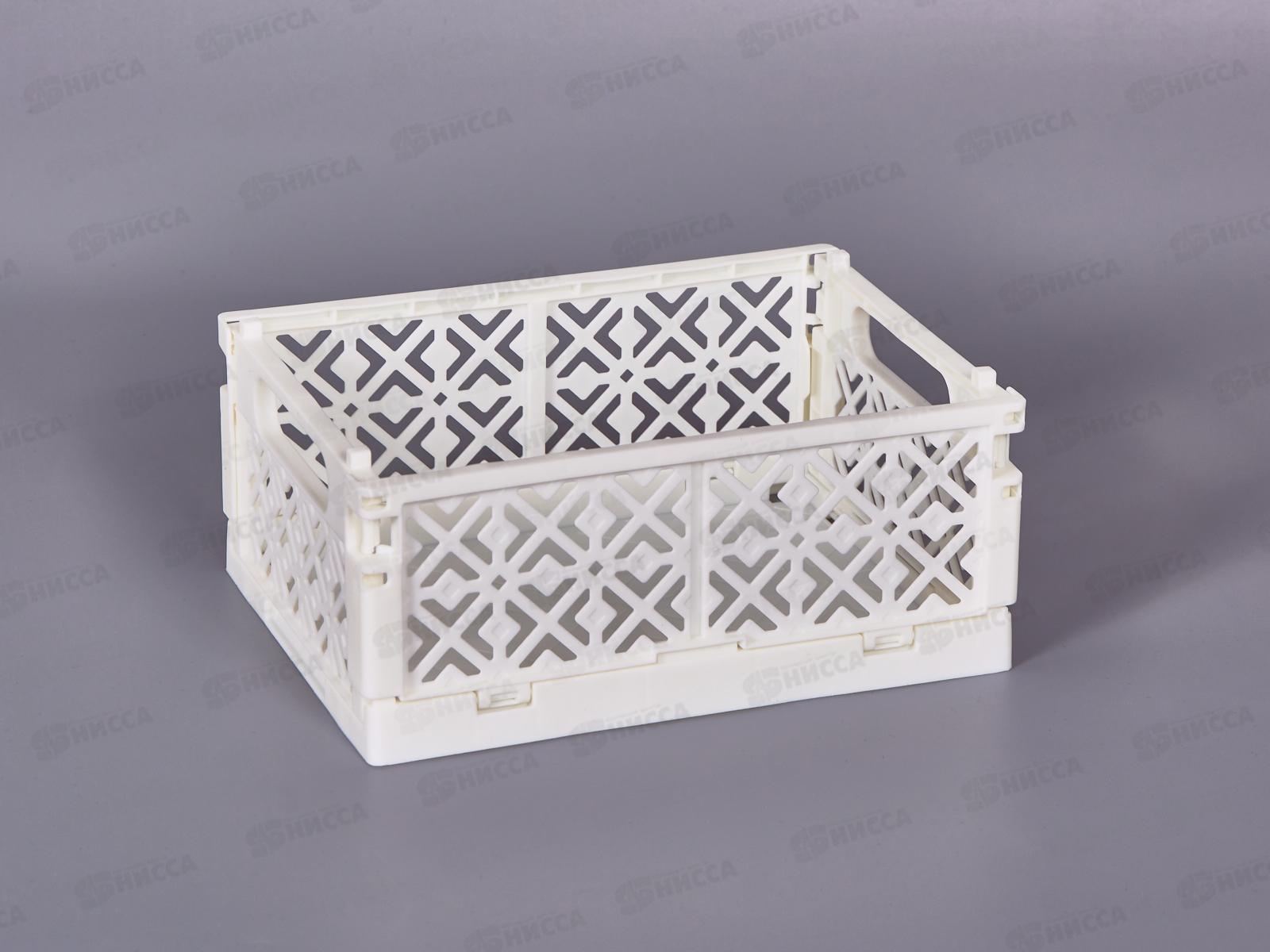 Ящик складной 165*124*73мм 1,2л Белый 434297516 *13  БП